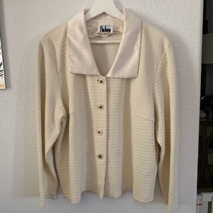 ❤️💥R. J. & Co. Vtg Cream Cardigan